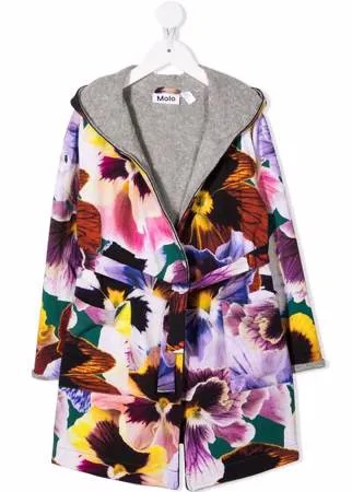 Molo пальто с цветочным принтом