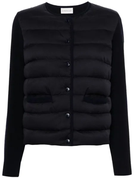 Moncler куртка с логотипом, синий