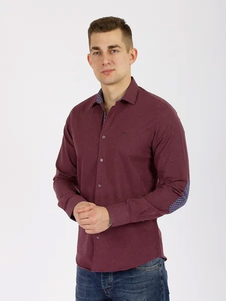 Рубашка мужская PANTAMO GD30700034 красная 5XL