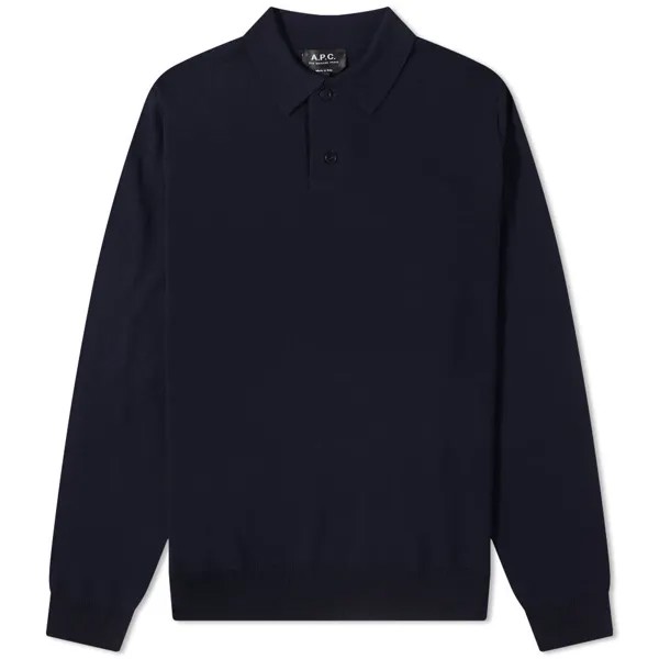 Футболка A.P.C. Jerry Long Sleeve Knit Polo