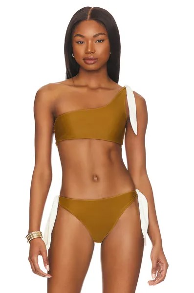 Топ House of Harlow 1960 x REVOLVE Iggy, цвет Mustard & Cream