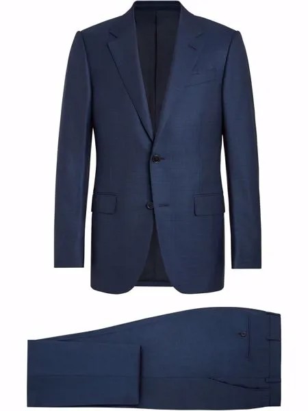 Ermenegildo Zegna клетчатый костюм-двойка