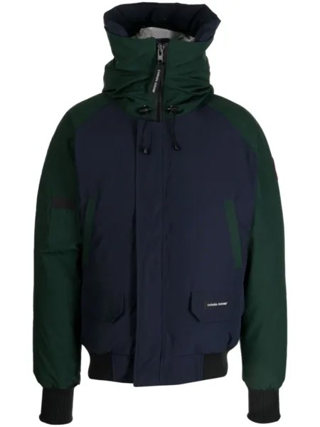 Canada Goose бомбер Chilliwack с капюшоном, синий