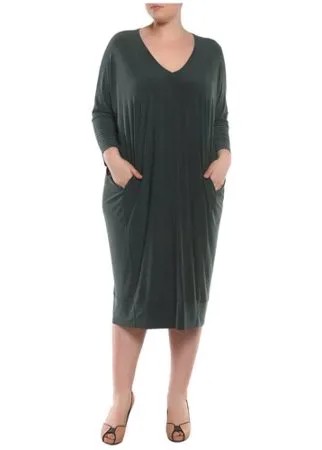 Платье, Donatella_Via_Roma, зеленый, Арт.73036_1 (XL)