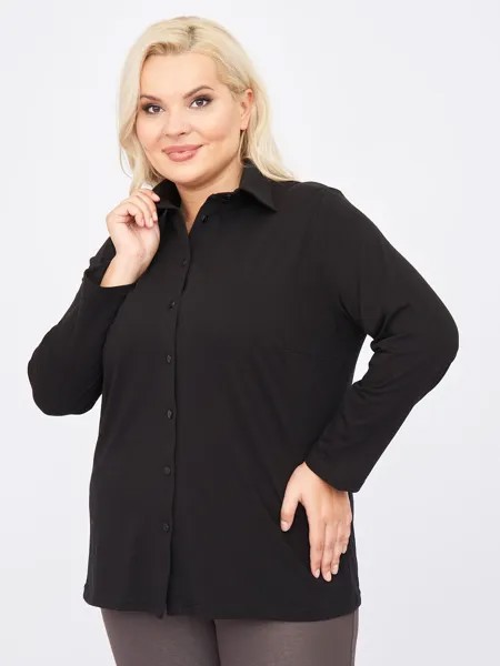 Рубашка женская ARTESSA BL22901BLK01 черная 68 RU