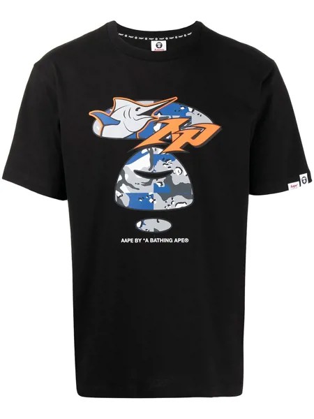 AAPE BY *A BATHING APE® футболка с графичным принтом