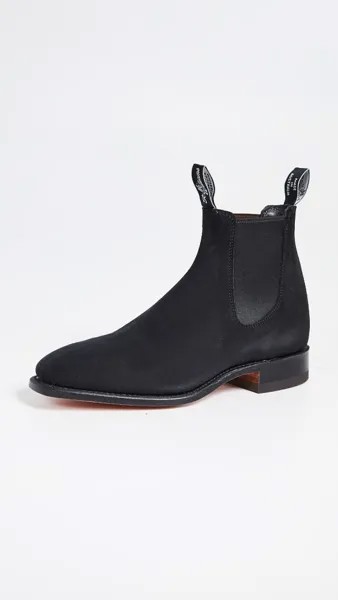 Ботинки R.M. Williams Suede RM Chelsea, черный