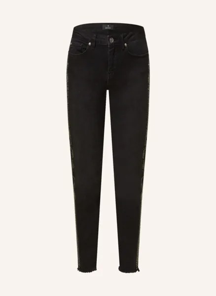 Джинсы monari Skinny mit Schmucksteinen