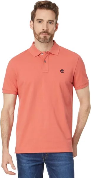 Поло Timberland Pique Short Sleeve Polo, цвет Burnt Sienna App