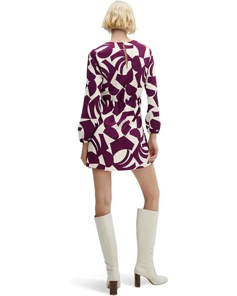 Платье MANGO Murcia Dress, цвет Burgandy