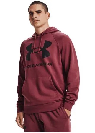 Толстовка Under Armour Rival Fleece Big Logo Hoodie Бордовый SM 1357093-652
