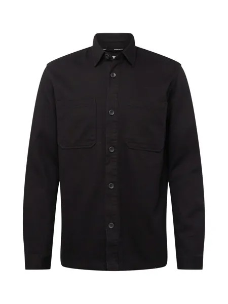 Комфортная рубашка на пуговицах TOM TAILOR DENIM, черный