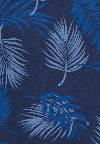 Рубашка поло LEAF PRINT BadRhino, темно-синий