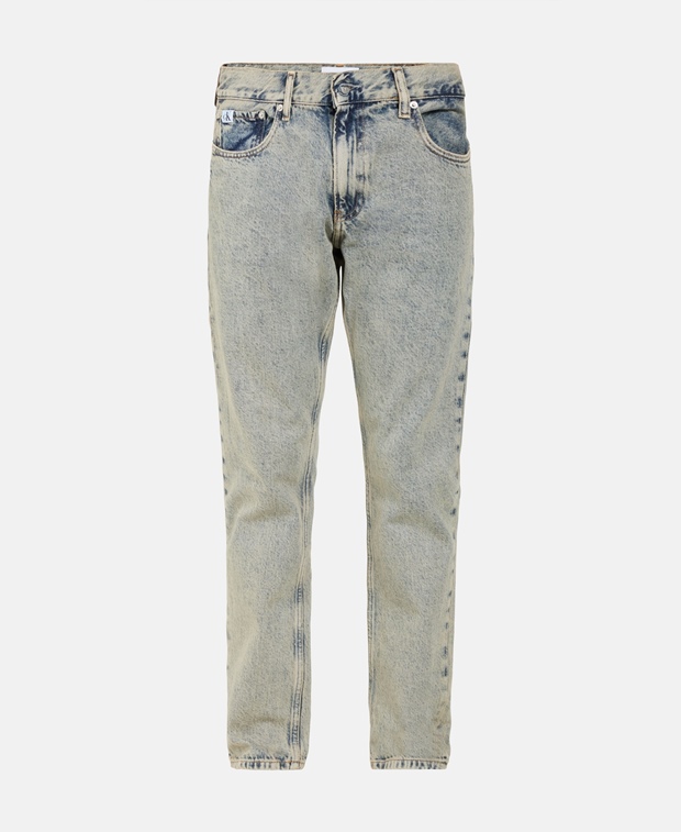 Прямые джинсы Calvin Klein Jeans, серо-коричневый