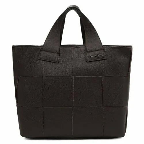 Сумка тоут Pierre Cardin, коричневый