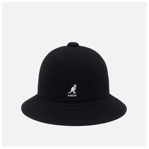 Панама KANGOL, демисезон/лето, шерсть, утепленная, размер L, черный