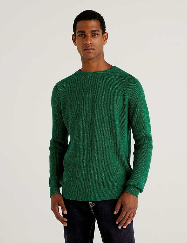 Джемпер мужской 21A_101MU1P20 United Colors of Benetton разноцветный S