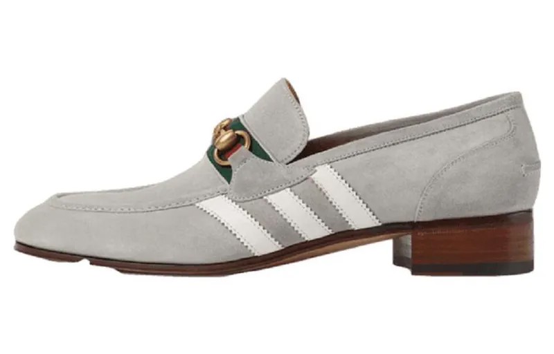 Лоферы Adidas X «Серая замша» Gucci