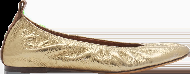 Кроссовки Lanvin Wmns The Ballerina Flat 'Gold', золотой