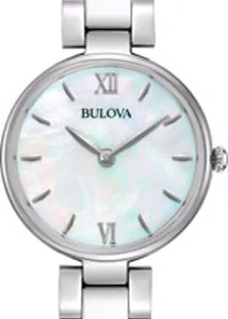Японские наручные  женские часы Bulova 96L229. Коллекция Classic
