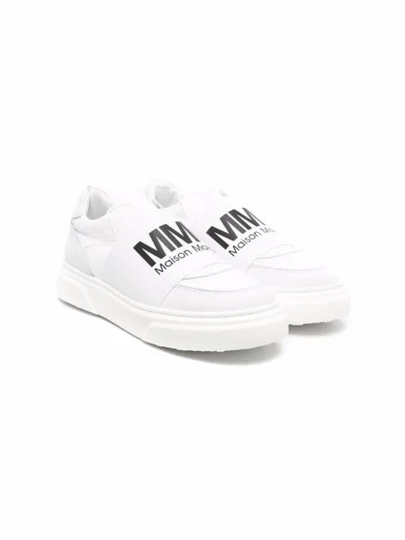 MM6 Maison Margiela Kids слипоны с логотипом