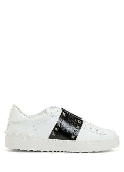 Женские кожаные кроссовки Rockstud Valentino Garavani, белый