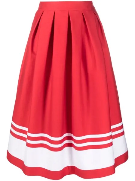 Boutique Moschino пышная юбка с контрастными полосками