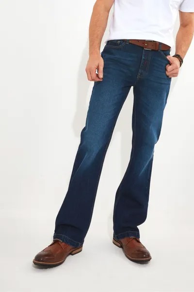 Темные винтажные джинсы Bootcut Joe Browns, синий