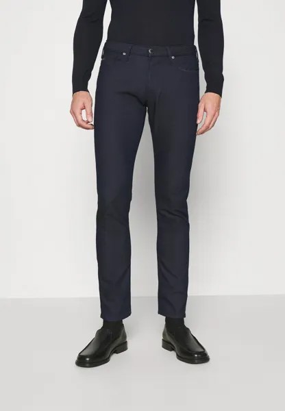 Джинсы узкого кроя POCKETS PANT Emporio Armani, синий