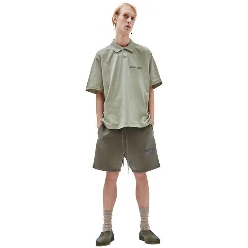 Fear of God Essentials Хлопковое поло с логотипом XL