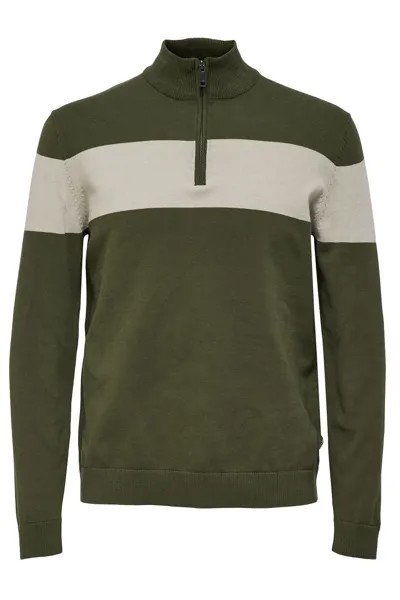 Свитер мужской ONLY & SONS 22021640 зеленый 2XL