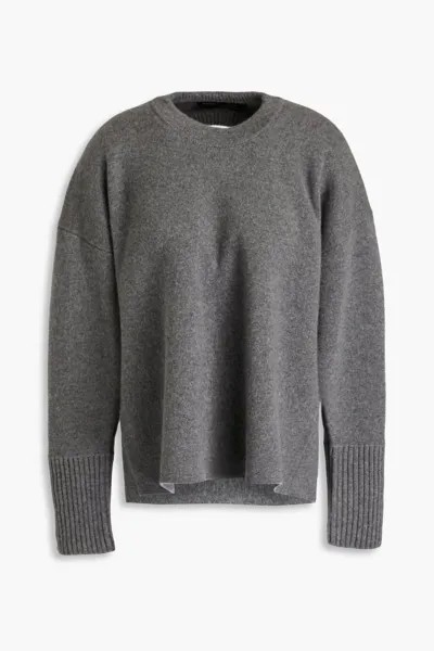 Меланжевый свитер из кашемира Proenza Schouler, серый