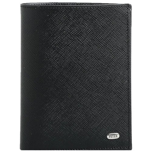 Портмоне Petek 1855 135.174.01, фактура тиснение, черный