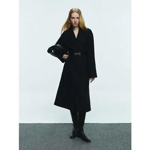Пальто Zarina, размер S (RU 44)/170, черный