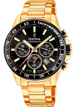 Fashion наручные  мужские часы Festina F20634.5. Коллекция Timeless Chronograph