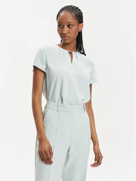 Блузка стандартного кроя Calvin Klein, зеленый