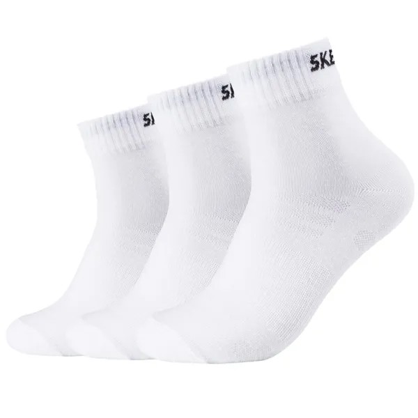 Носки Skechers SK42017 Quarter short 3 шт, белый