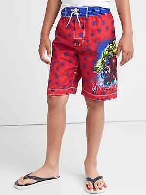 NWT GAP Marvel Avengers Плавки Шорты Халк Железный Человек Капитан Тор М 8