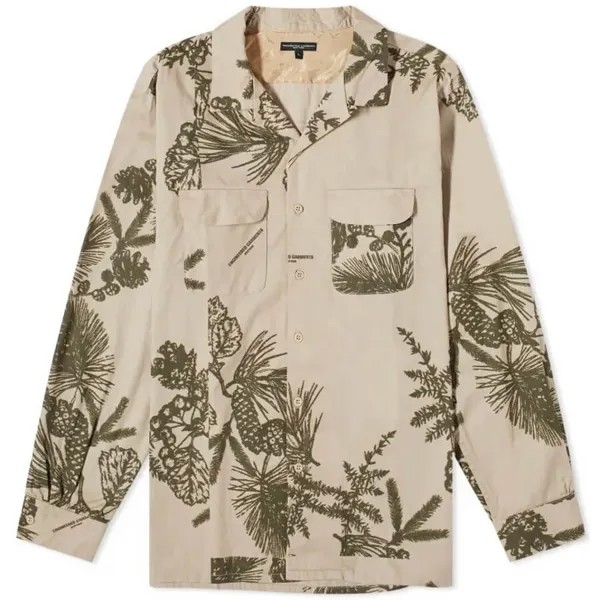 Рубашка Engineered Garments Classic, бежевый/хаки