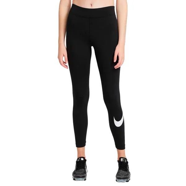 Mid-Rise Swoosh Leggings