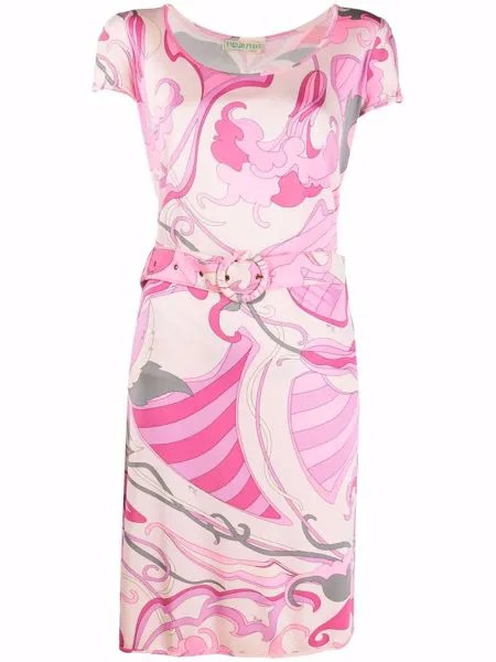 Emilio Pucci Pre-Owned комплект 1970-х годов из топа и юбки