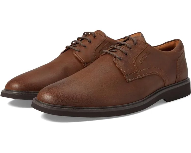Оксфорды Clarks Malwood Lace, цвет Cola Suede