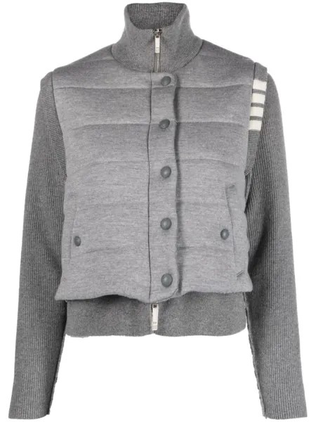 Thom Browne двусторонний пуховик, серый