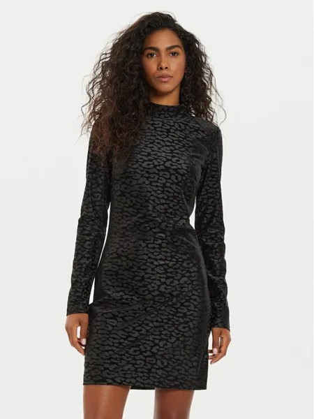 Коктейльное платье узкого кроя Guess, черный