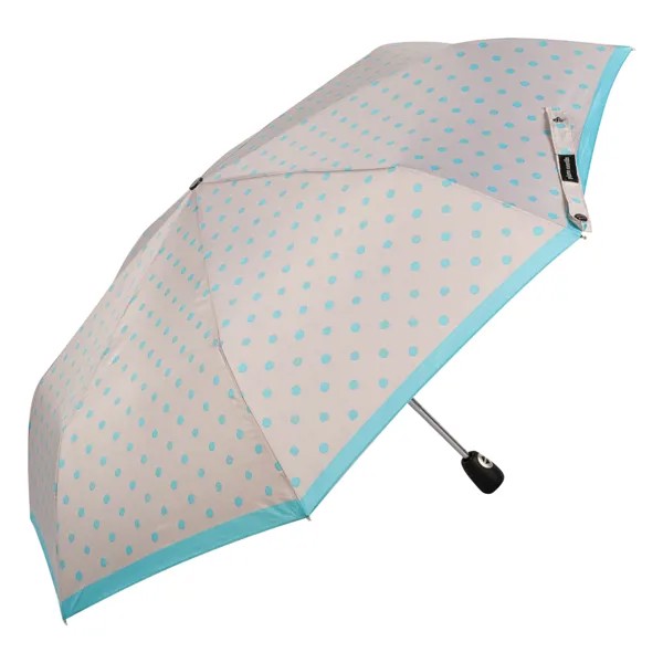 Зонт складной женский автоматический PIERRE CARDIN 82297-OC, серый, голубой
