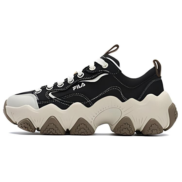 CIPRESS Canvas Shoes Women's Low-top Черный/белый/бежевый/коричневый Fila