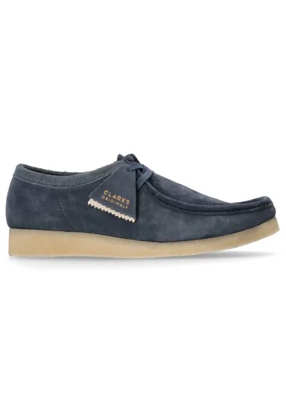 Полуботинки мужские Clarks 137414-137416 синие 8.5 UK