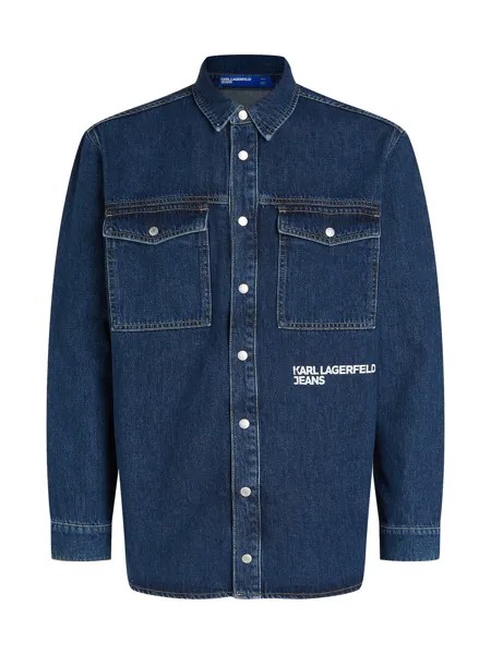 Межсезонная куртка KARL LAGERFELD JEANS Utlty, темно-синий