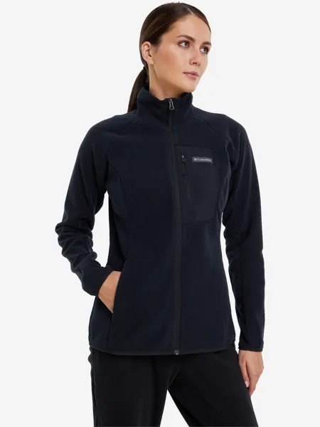 Джемпер флисовый женский Columbia W Outdoor Tracks Full Zip, Черный