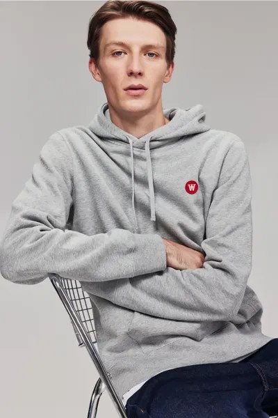Пепельная толстовка H&M, серый